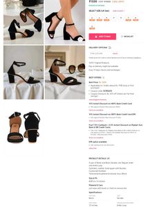 Stylish Black Suede Strappy Heels