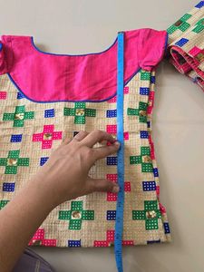 lehenga pattu pavada set 4-6yrs