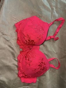 Stunning Pink Lace Bra