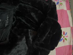 Cozy Black Faux Fur Jacket