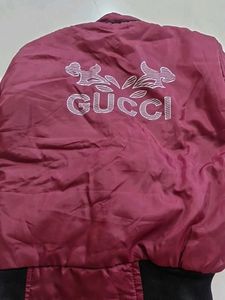 Maroon Bomber Jacket