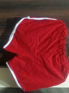 Red Retro Shorts