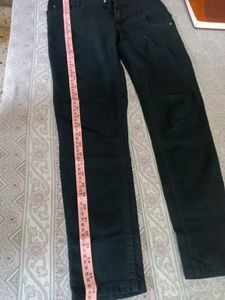 High Waist Black Jeans (30)