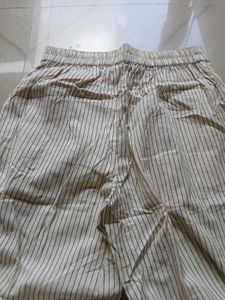 Striped Wide Leg Pants combo plazzo