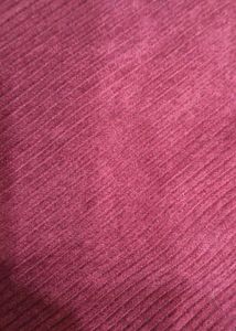 Ribbed Corduroy Mid-rise Burgundy Mini Skirt