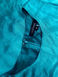 Elegant Teal Maxi Dress
