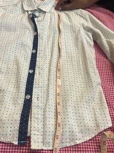 Boys White Shirt with Tie &amp; Suspenders