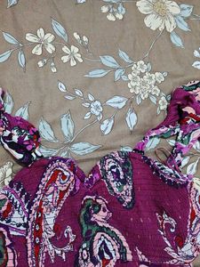 Paisley Print Maxi Dress