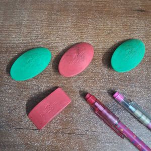 Mechanical Pencils &amp; Erasers Set