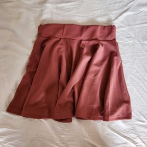 Chic Flared Skirt - pink
