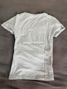 Grey T-Shirt with 'Yes!!' Graphic