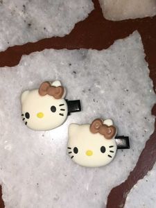 Cute Hello Kitty Hair Clips and fur clip