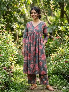 Stylish Floral Print Palazzo Pants