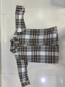 Chic Plaid Button-Up Shirt