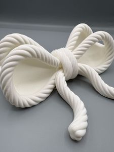 Rope Bow Jewelry Dish Coquette Trinket Tray