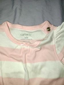 Cute Striped Baby Romper