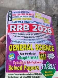 RRB Railway General Science Solved Papers 2026-27