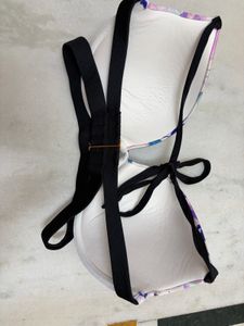 Floral Print Padded Bra - Size 36DD