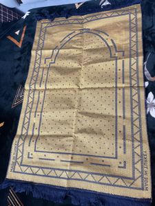 Elegant Blue Prayer Rug