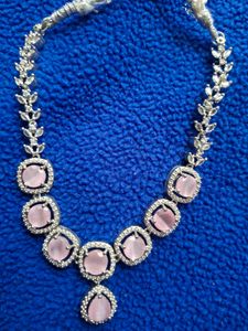 Stunning Pink Stone Jewellery Set