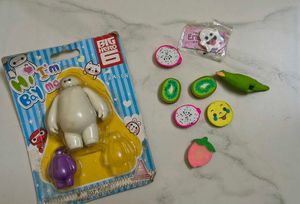 Big Hero 6 Baymax Eraser Set and Cute Erasers-10