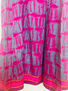Wine Coloured High Collar Kurta From Libas