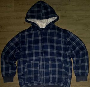 Men's Plaid Sherpa Lined Hoodie
