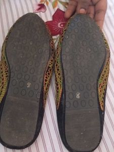 Embroidered Slip-On Flats