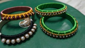 Handmade Silk Thread Bangles