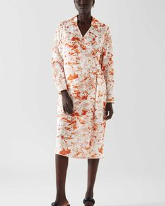 COS Abstract Print Collared Shirt