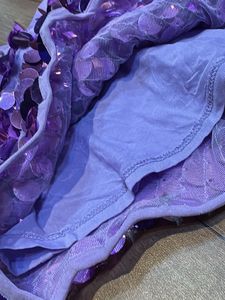 Sparkling Purple Coin Mini Skirt