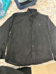 Tommy Hilfiger Black Corduroy Shirt