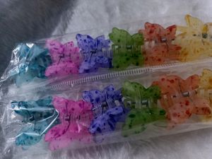 12 Peace hair clutcher Multiple Colours