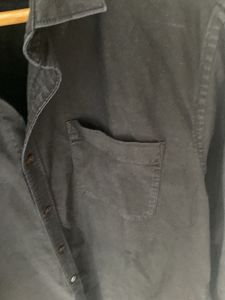 Men's Black Button-Up Shirt
