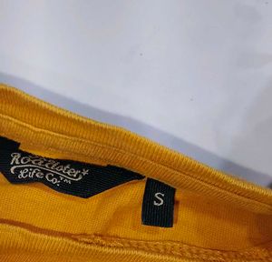 Mustard Crop Top