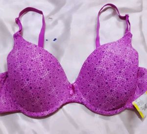 Purple Padded Bra