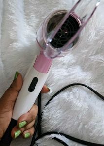 Compact Pink Hair Dryer