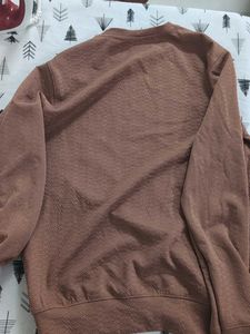 Men's Textured Crewneck Sweatshirt