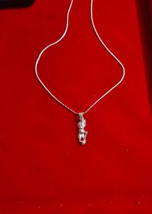 Real silver Bal hanumana pendent