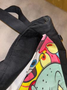 TSANTA Printed Canvas Tote Bag
