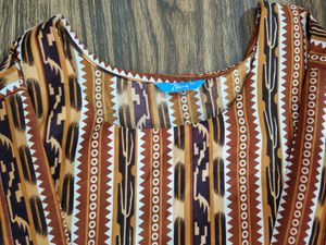 Trendy Brown Multicolor Kurti