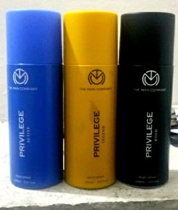 "THE MAN COMPANY Men's Privilege Deodorant Gift Set - Zesty, Legendary, and Bold Scents"