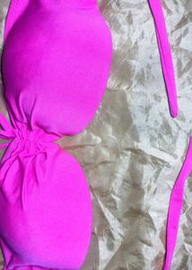 Bright Pink Bikini Top
