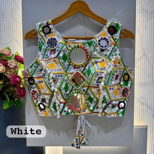 Designer Embellished Blue Blouse