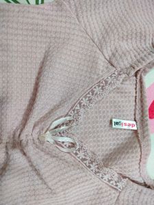 Cute Pink Ruched Cropped Top