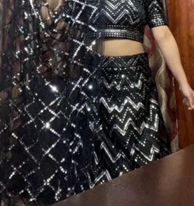 Black Colour Lehenga *FREE SHiPPING*