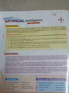 Artificial Intelligence Textbook for Grade 9