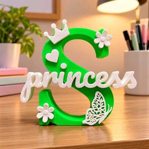 Personalized 3D Printed Name Letter |