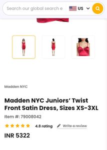 Imported Red Dress