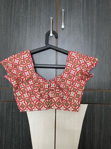 Embroidered Readymade Saree Blouse New